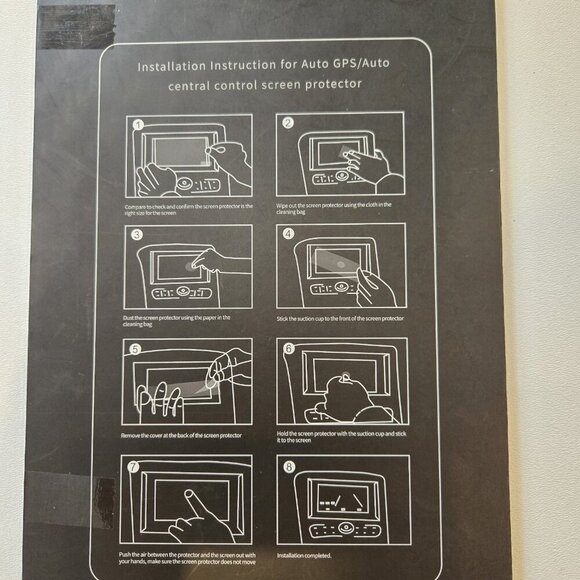 Glass Protector Premium Tempered Glass Screen For Honda CRV Auto GPS Central New - Picture 3 of 6